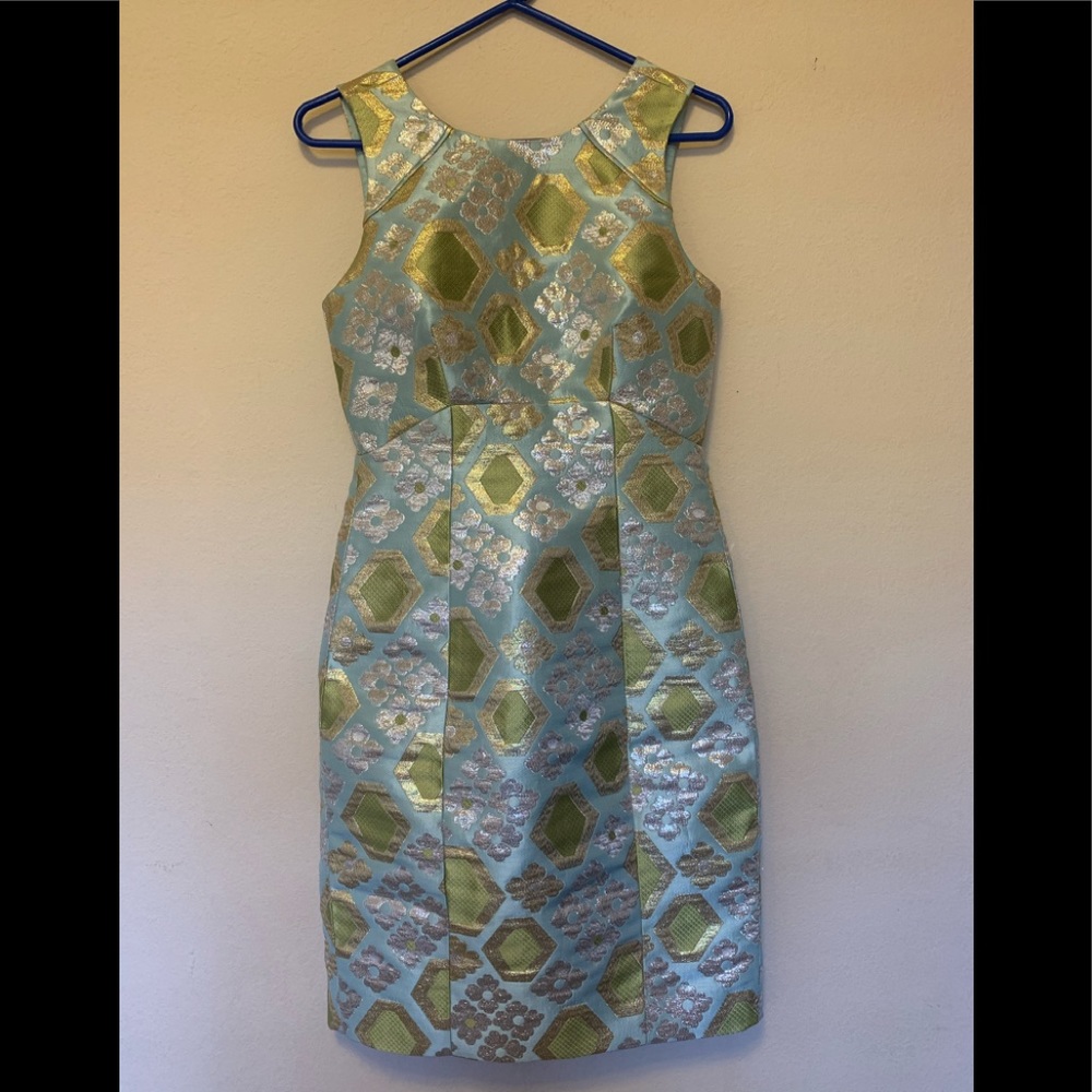 J.Crew vintage-1960s mid-century-style sleeveless cocktail dress